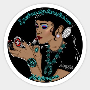 Indigi Baddie Sticker